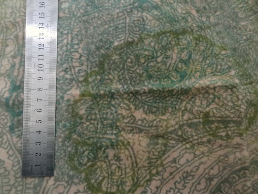 Velours ras camaieu kaki vert 02