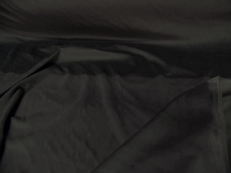 Velours ras d ameublement gris fonce 1