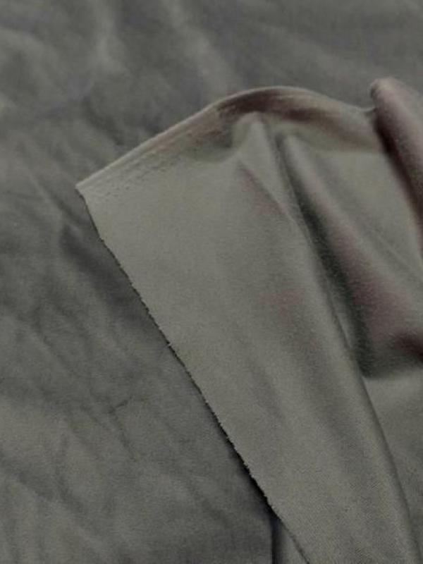 Velours ras d ameublement gris souris clair 
