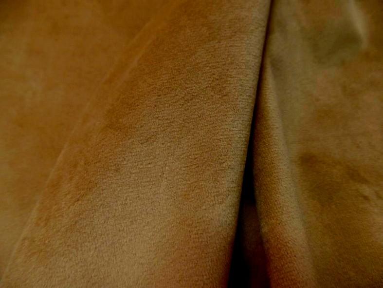 Velours ras d ameublement ocre dore 3