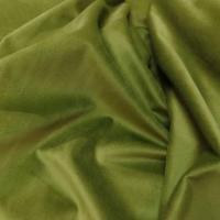 Velours ras teinte vert olive 1