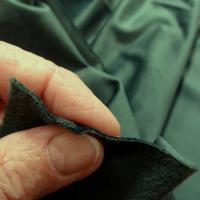 Velours ras vert bouteille 1 1