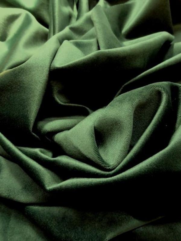 Velours ras vert bouteille 2 1