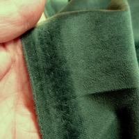 Velours ras vert bouteille 3 1