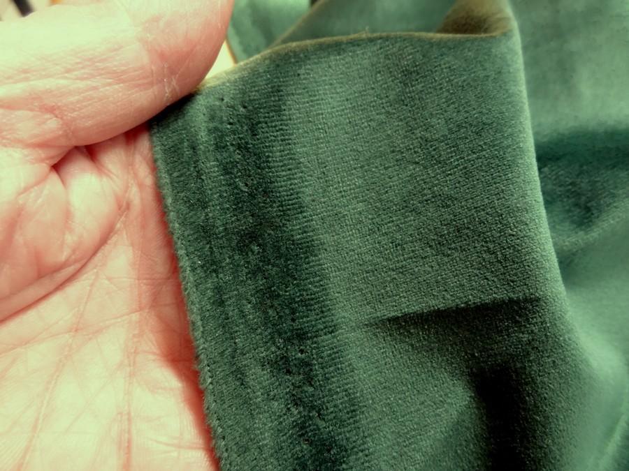 Velours ras vert bouteille 3 1