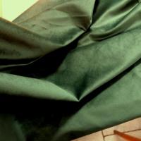 Velours ras vert bouteille 7 1