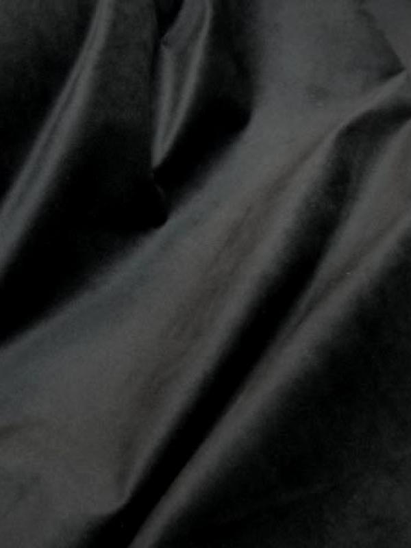Velours raz noir