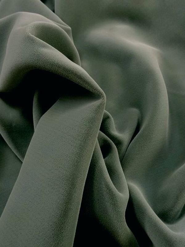 Velours viscose gris celadon 2