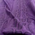 Viscose coton motif reptile prune 2