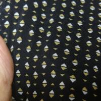 Viscose noire mini losanges bicolores 1
