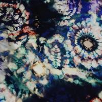 Viscose tie and dye bleu outremer lumineux 5