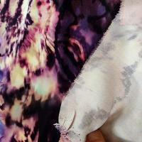 Viscose tie and dye violette 5 