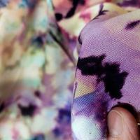 Viscose tie and dye violette 7 