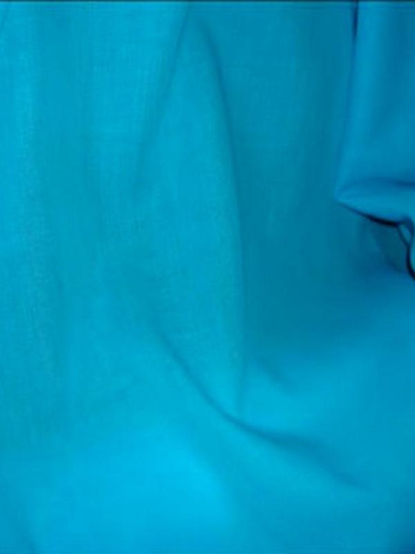 Voile coton bleu celeste 1