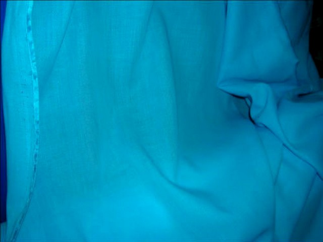 Voile coton bleu celeste 1