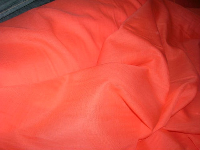 Voile coton capucine 2