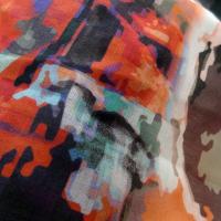 Voile coton fruits pixelises 5 