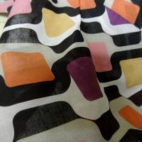 Voile coton geometrie annees 60 1 1