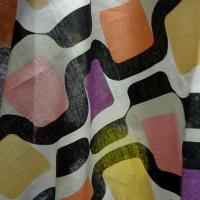 Voile coton geometrie annees 60 2 1