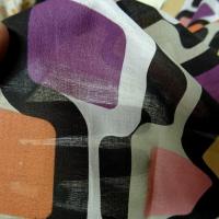 Voile coton geometrie annees 60 3