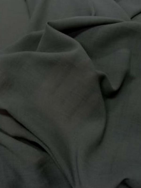 Voile coton kaki cendre 1 