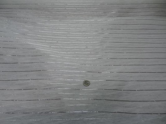 Voile coton rayures lurex metal 4