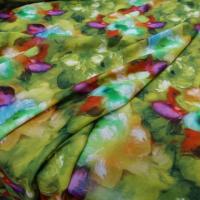 Voile coton soie tons de ver1 3