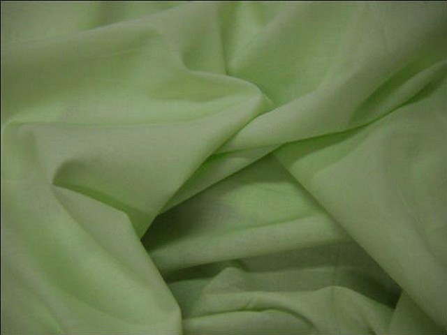 Voile coton vert d eau 1