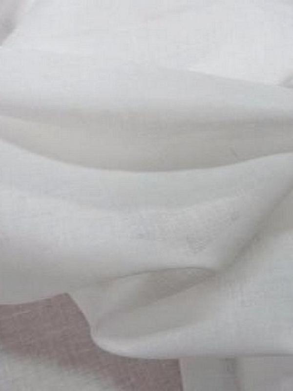 Voile de coton blanc