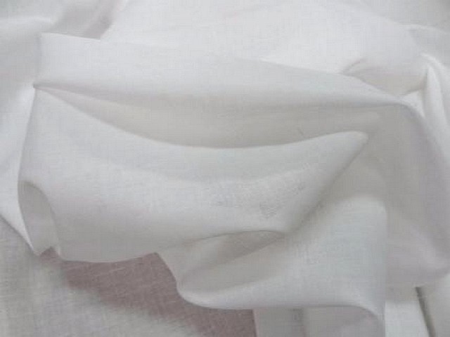 Voile de coton blanc