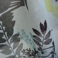Voile de coton bleu cupcake fleuri 2 