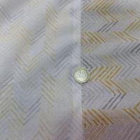 Voile de coton chevrons sur fond blanc3