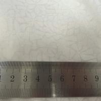 Voile de coton devore semi transparent blanc casse a fleurs 2