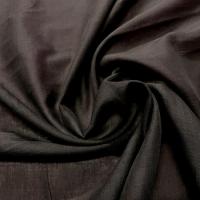 Voile de coton gris anthracite uni 2 