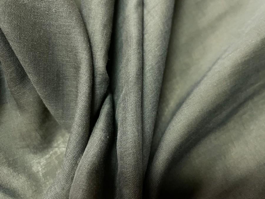Voile de coton gris uni 7 