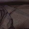 Voile de coton marron
