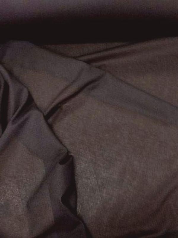 Voile de coton marron