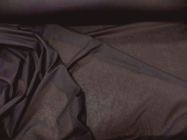 Voile de coton marron