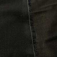 Voile de coton noir uni 2 