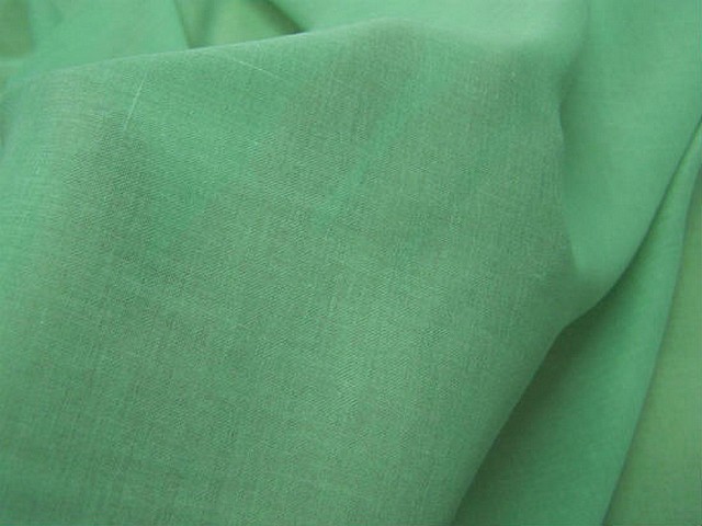 Voile de coton vert menthe a l eau 1