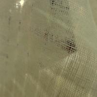 Voile de lin ajoure jaune pale 2 