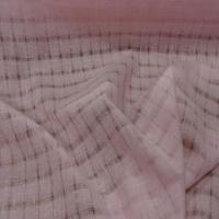 Voile de lin rose dragee faconne 1 