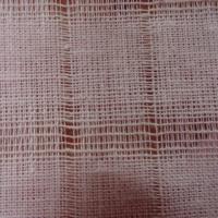 Voile de lin rose dragee faconne 3 