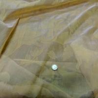 organza de soie palmiers jaune pale 2