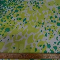 Voile de soie tachetee vert et vert anis 3 