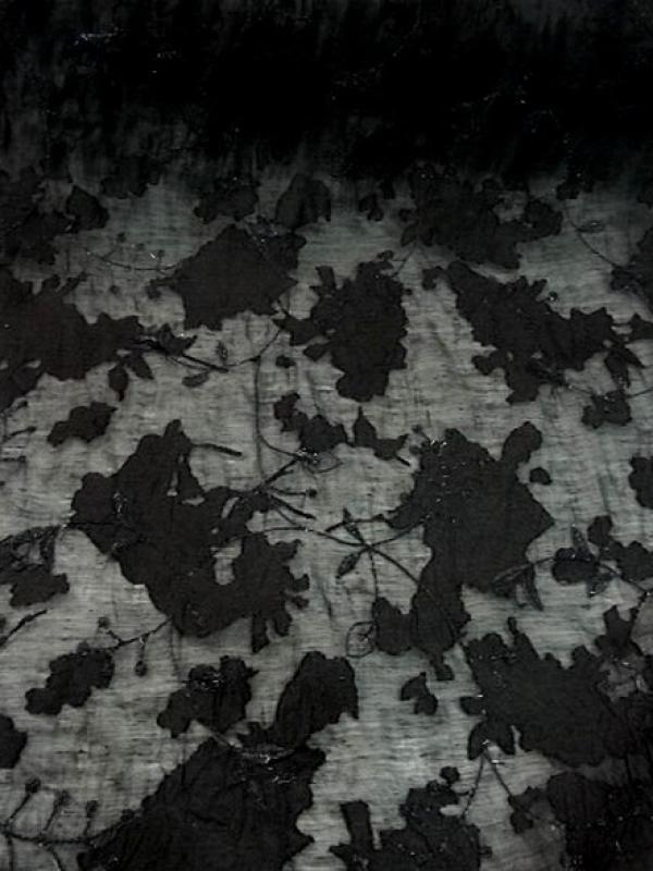 Voile devore et brode noir 3 