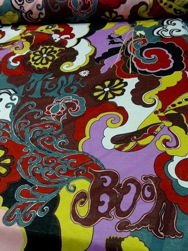 Voile ethnique fleuri moderne 6 