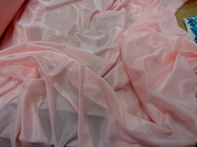 Voile jersey rose dragee 1
