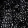 Voile noir dévoré velours 1