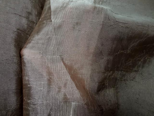 Voile organza taffetas beige taupe 1